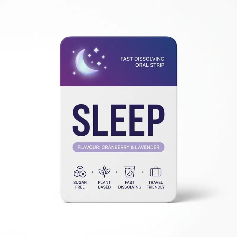 Sleep & Relax oral strip pack