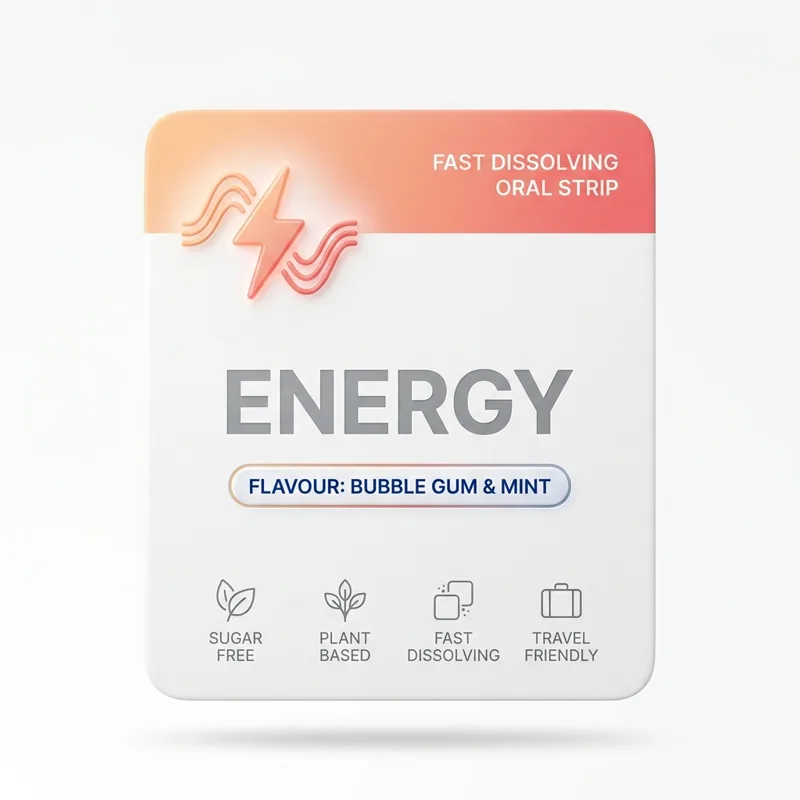 Energy & Focus oral strip pack