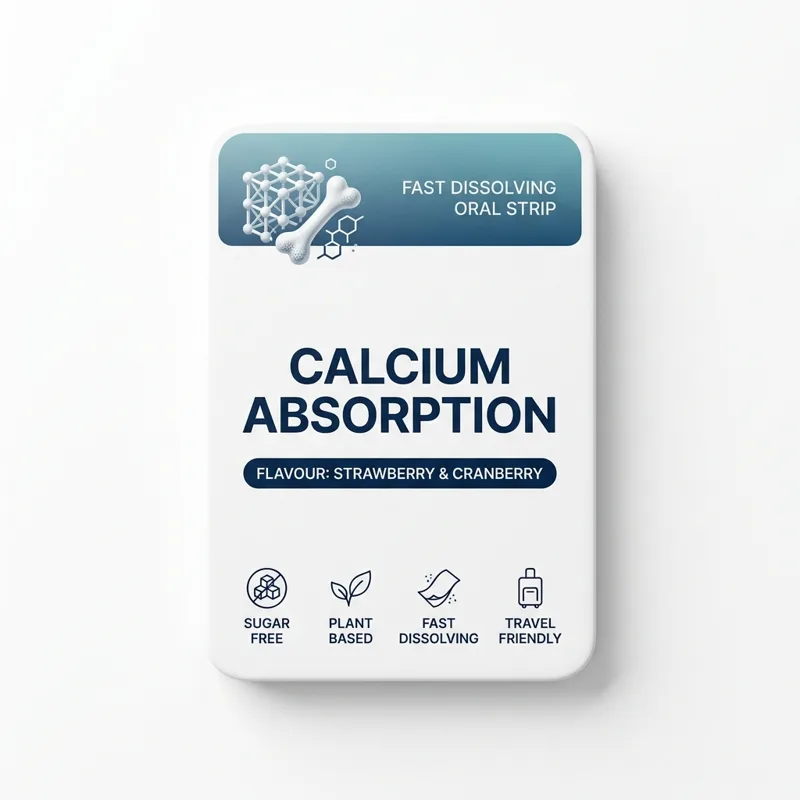 Bone & Calcium Absorption oral strip pack